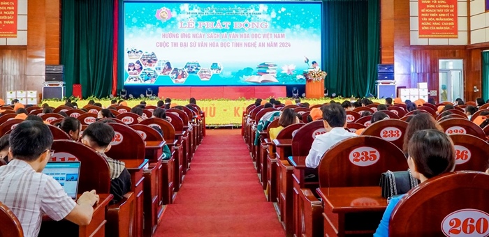 Nghệ An phát động hưởng ứng ngày Sách và Văn hóa đọc Việt Nam năm 2024 - Ảnh 3.