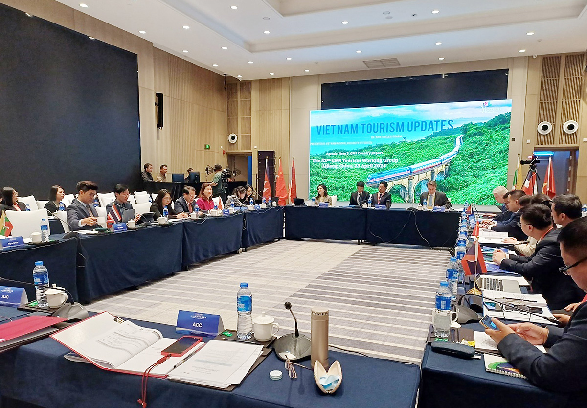 Cục Du lịch Quốc gia Việt Nam tham dự Phiên họp Nhóm công tác Du lịch GMS lần thứ 53 - Ảnh 3.