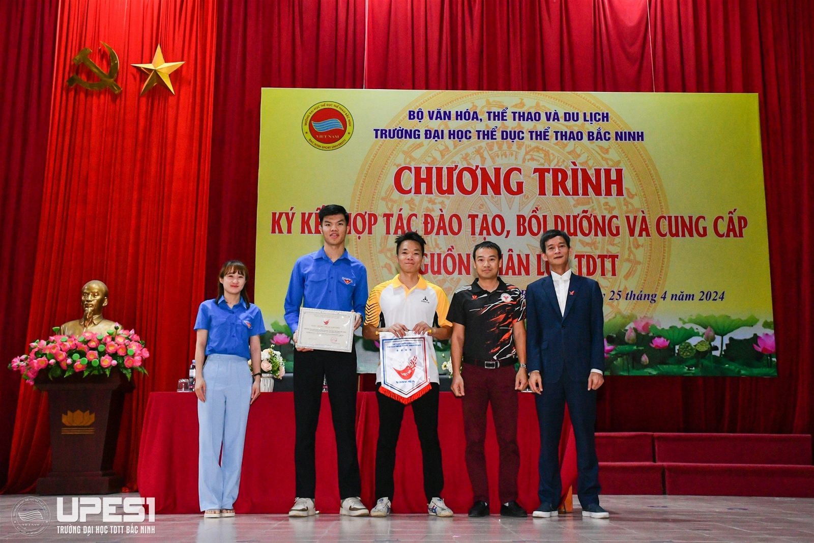 Chương trình ký kết hợp tác đào tạo, bồi dưỡng và cung cấp nguồn nhân lực TDTT tại Trường Đại học TDTT Bắc Ninh năm 2024 - Ảnh 2.