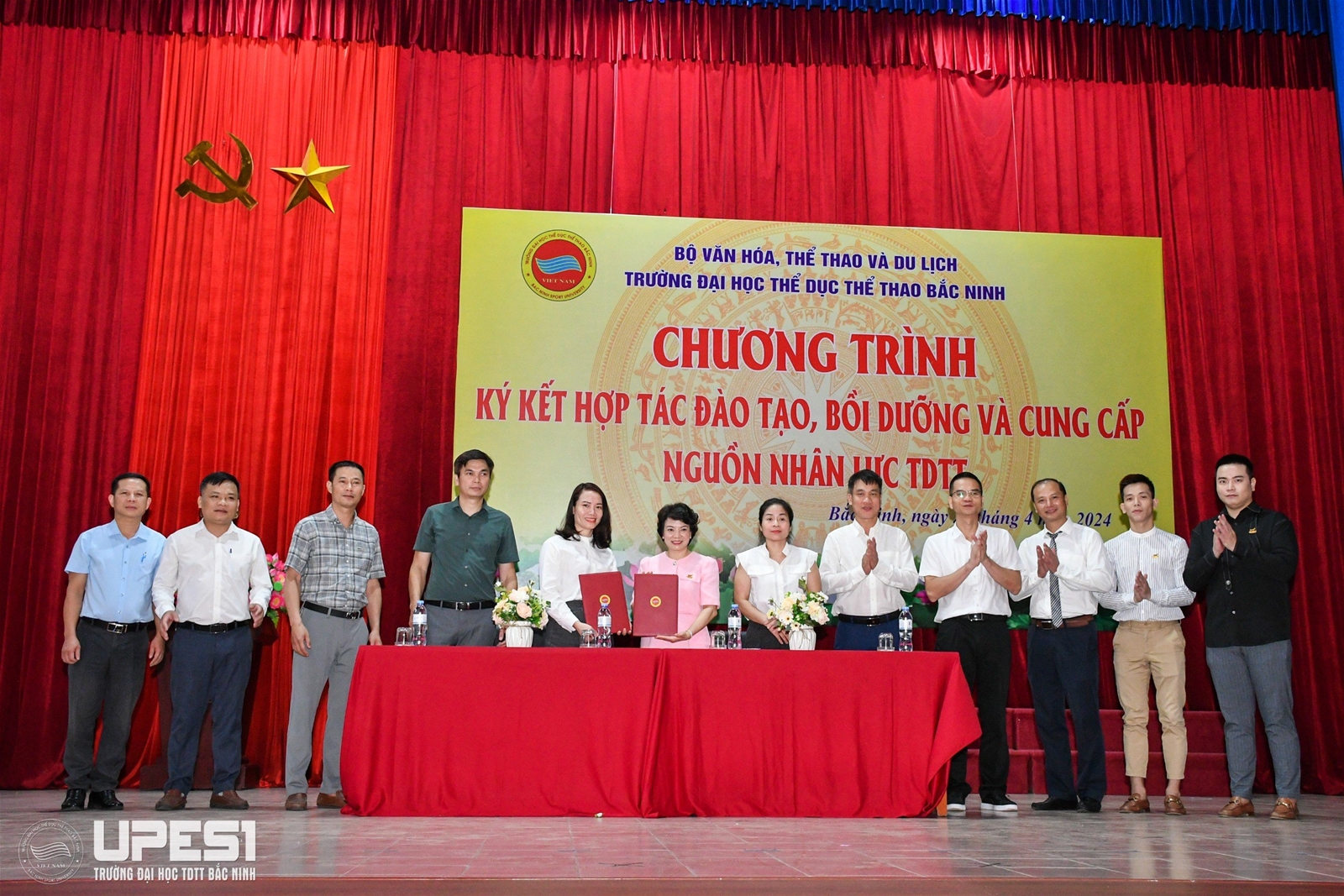 Chương trình ký kết hợp tác đào tạo, bồi dưỡng và cung cấp nguồn nhân lực TDTT tại Trường Đại học TDTT Bắc Ninh năm 2024 - Ảnh 7.