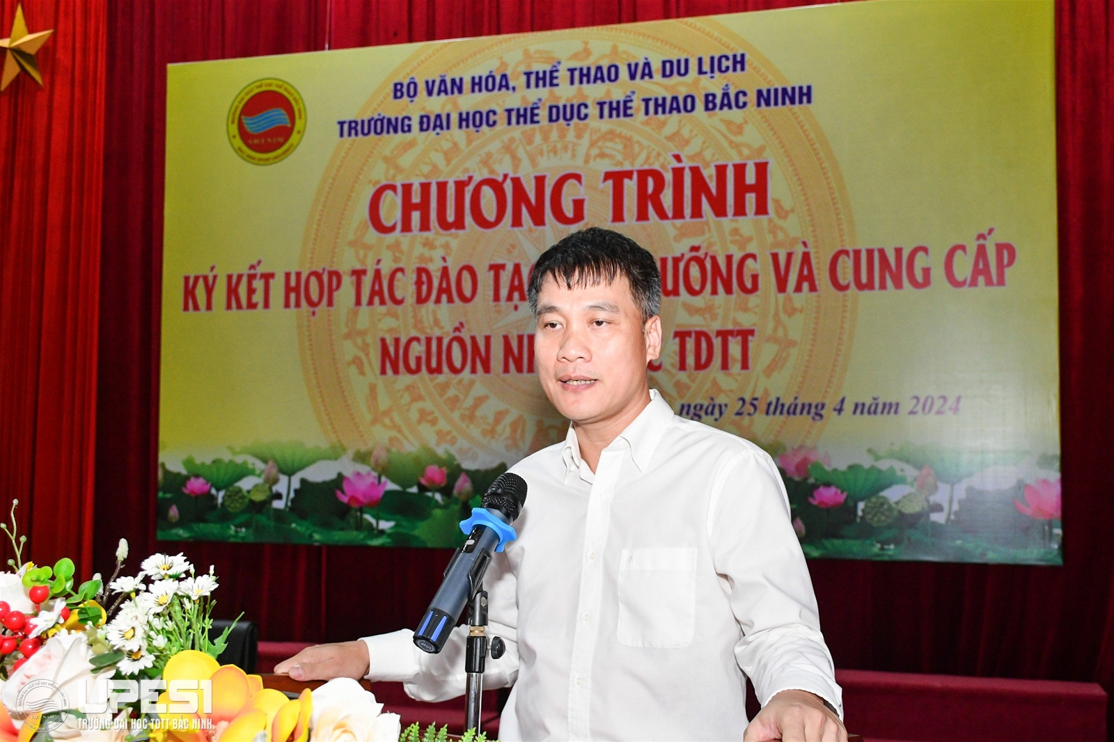 Chương trình ký kết hợp tác đào tạo, bồi dưỡng và cung cấp nguồn nhân lực TDTT tại Trường Đại học TDTT Bắc Ninh năm 2024 - Ảnh 1.