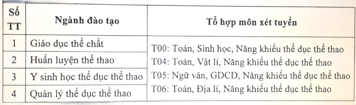 Trường ĐH Thể dục thể thao TP. Hồ Chí Minh tuyển 615 chỉ tiêu đại học chính quy đợt 1 năm 2024 - Ảnh 2.