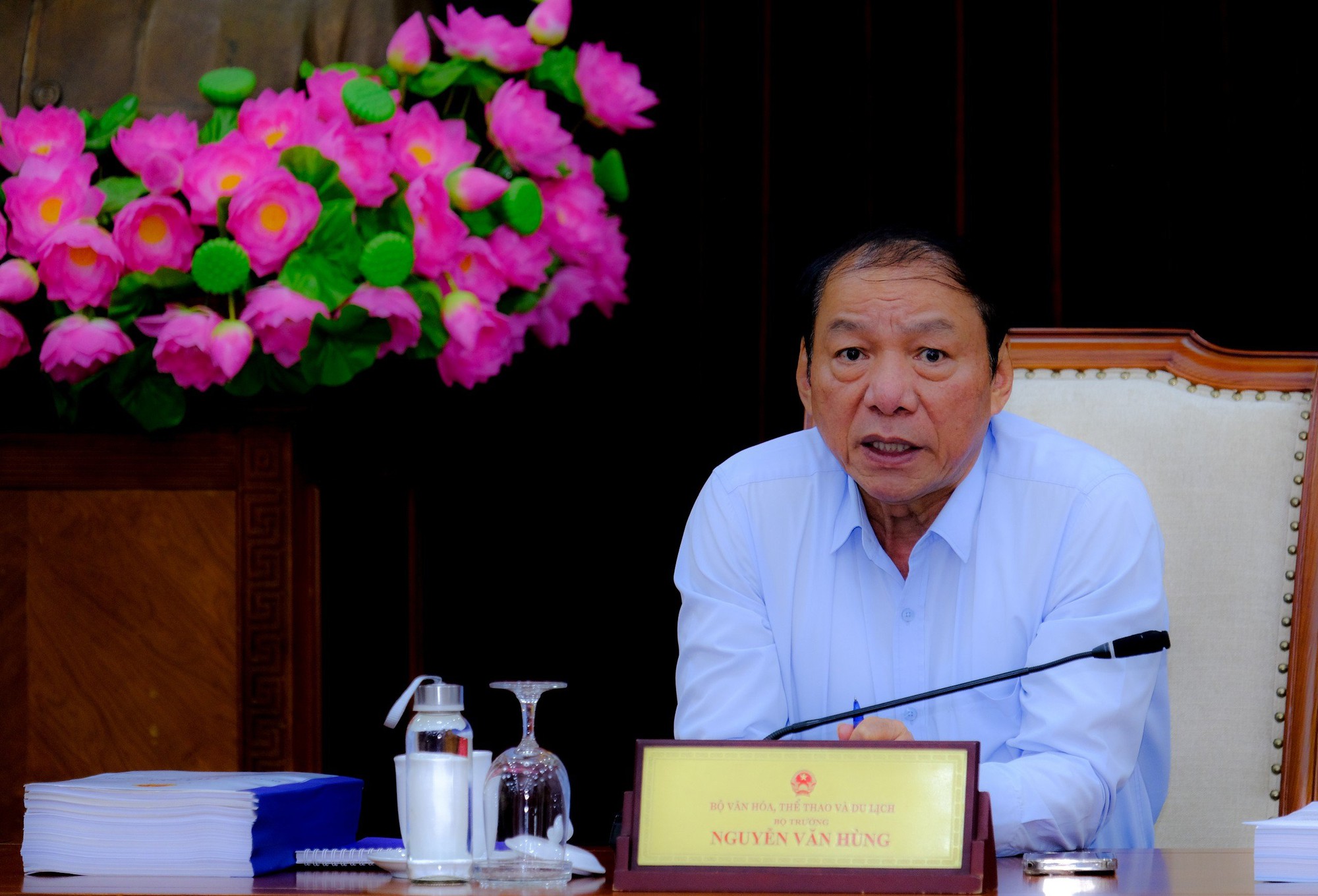 Bộ trưởng Nguyễn Văn Hùng: Chương trình nghệ thuật đặc biệt kỷ niệm 70 năm chiến thắng Điện Biên Phủ phải đảm bảo tính chính trị và nghệ thuật cao - Ảnh 3.