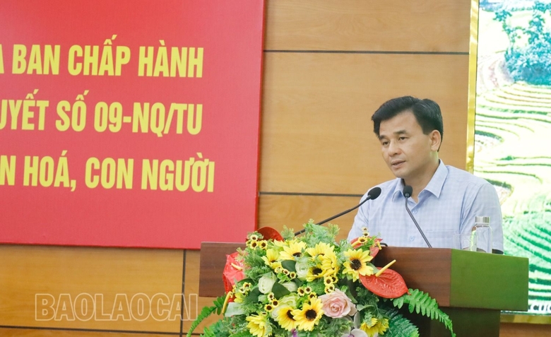 Lào Cai đạt nhiều thành tựu trong thực hiện Nghị quyết số 33 và Nghị quyết số 09 về phát triển văn hóa con người - Ảnh 7.