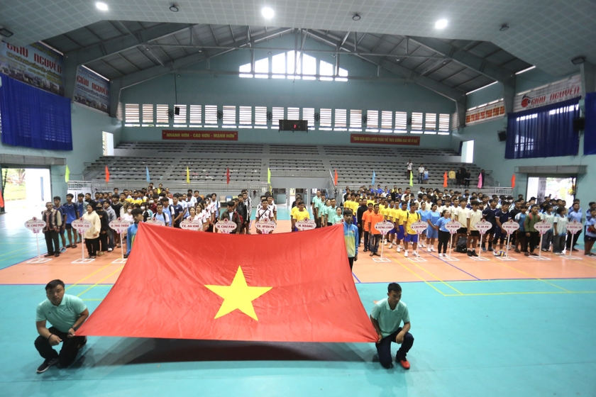 Hơn 500 vận động viên tranh tài ở Hội thi thể thao các dân tộc thiểu số tỉnh Gia Lai - Ảnh 1.