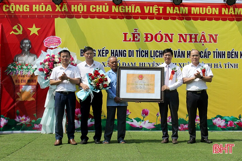 Hà Tĩnh: Đền Ký Lục đón nhận bằng di tích lịch sử văn hóa cấp tỉnh - Ảnh 2.