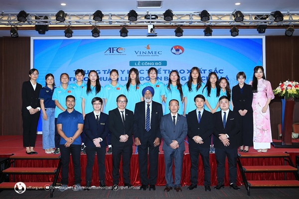 Lễ công bố Trung tâm Y học thể thao xuất sắc theo chuẩn của Liên đoàn Bóng đá Châu Á tại Việt Nam - Ảnh 2.