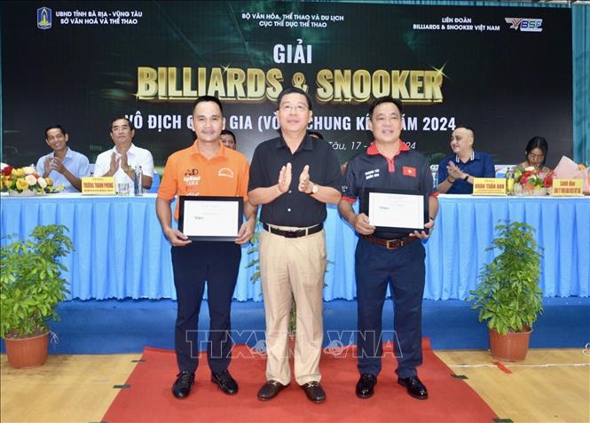 170 cơ thủ tranh tài Giải vô địch Quốc gia Billiards và Snooker 2024 tại Bà Rịa - Vũng Tàu - Ảnh 3.