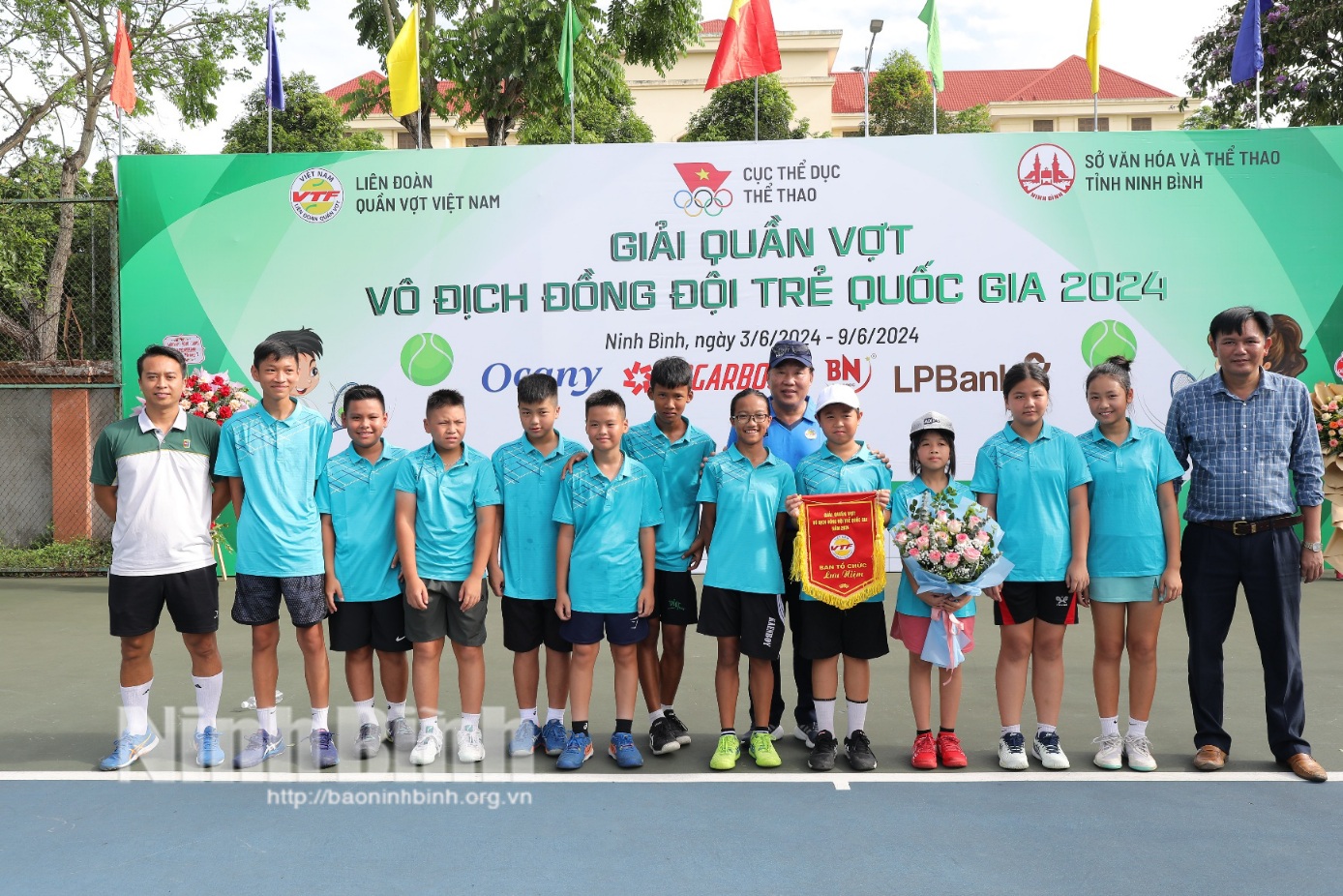 Khai mạc Giải Quần vợt vô địch đồng đội trẻ quốc gia năm 2024 tại Ninh Bình - Ảnh 2.