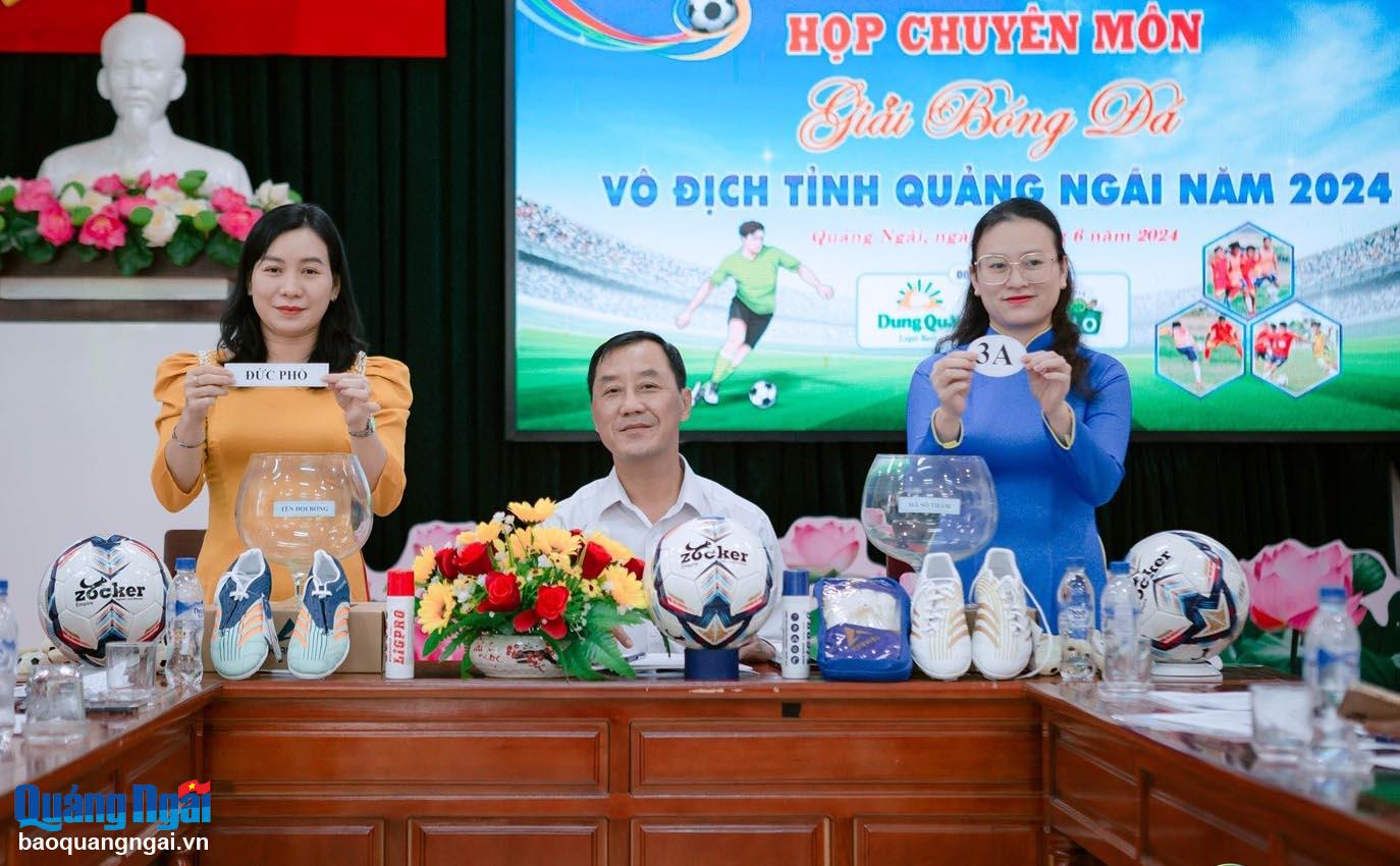 Giải bóng đá vô địch tỉnh Quảng Ngãi 2024 diễn ra từ ngày 8/6 - Ảnh 2.