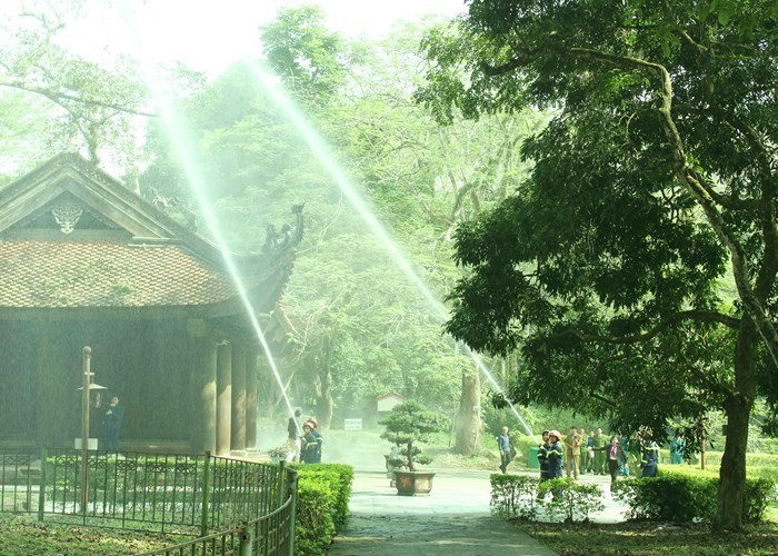 Thanh Hoá: Tăng cường phòng cháy, chữa cháy tại các di tích trong mùa nắng nóng - Ảnh 2.