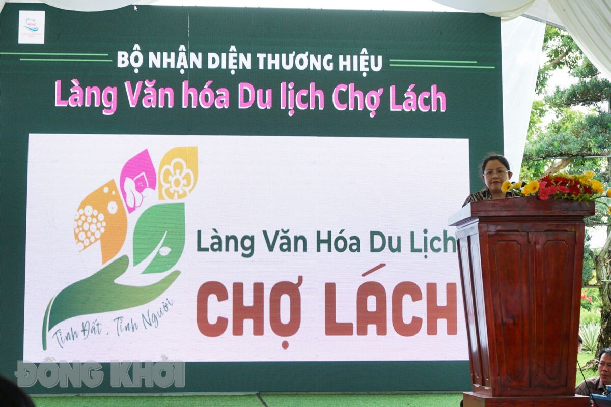 Công bố bộ nhận diện thương hiệu Làng Văn hóa du lịch Chợ Lách - Bến Tre - Ảnh 1.