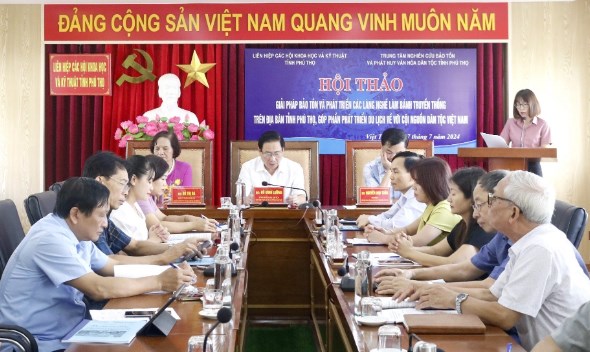 Phú Thọ: Hội thảo về bảo tồn và phát triển các làng nghề làm bánh truyền thống, góp phần phát triển du lịch - Ảnh 1.