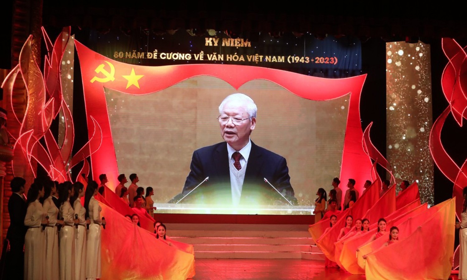 Tổng Bí thư Nguyễn Phú Trọng kỳ vọng phát huy mạnh mẽ vai trò của văn hóa trong sự nghiệp xây dựng và bảo vệ Tổ quốc - Ảnh 5.