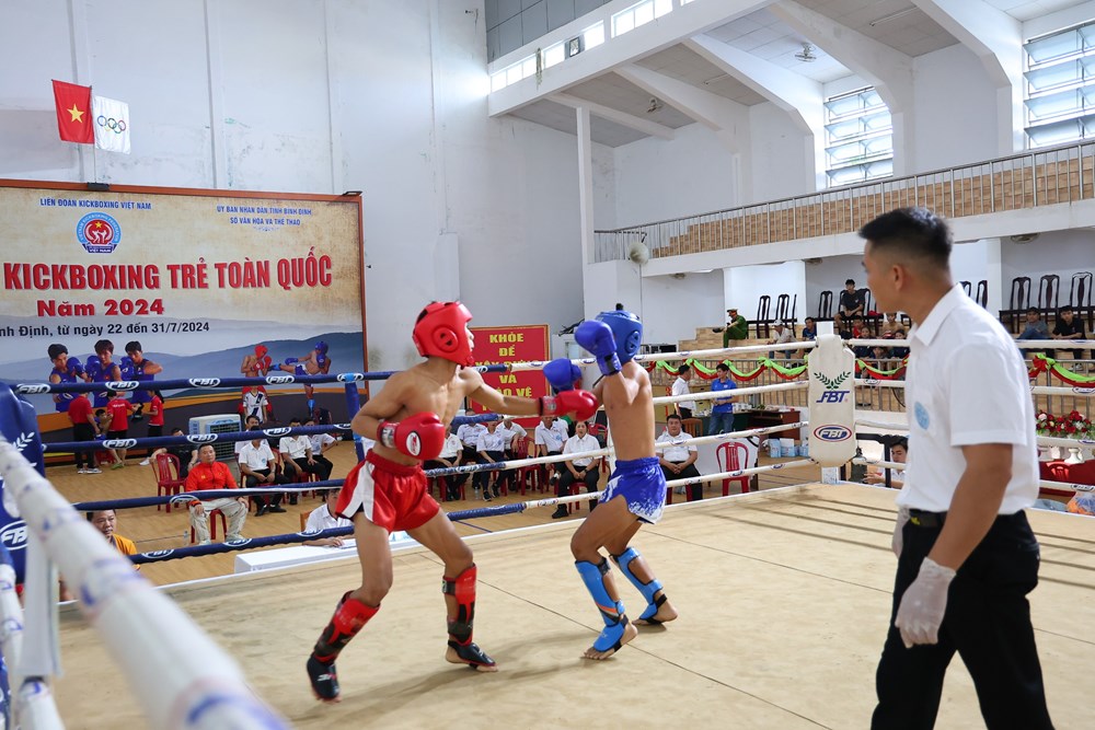 Giải vô địch Kickboxing trẻ toàn quốc năm 2024: Nơi tuyển chọn những tài năng trẻ - Ảnh 1.