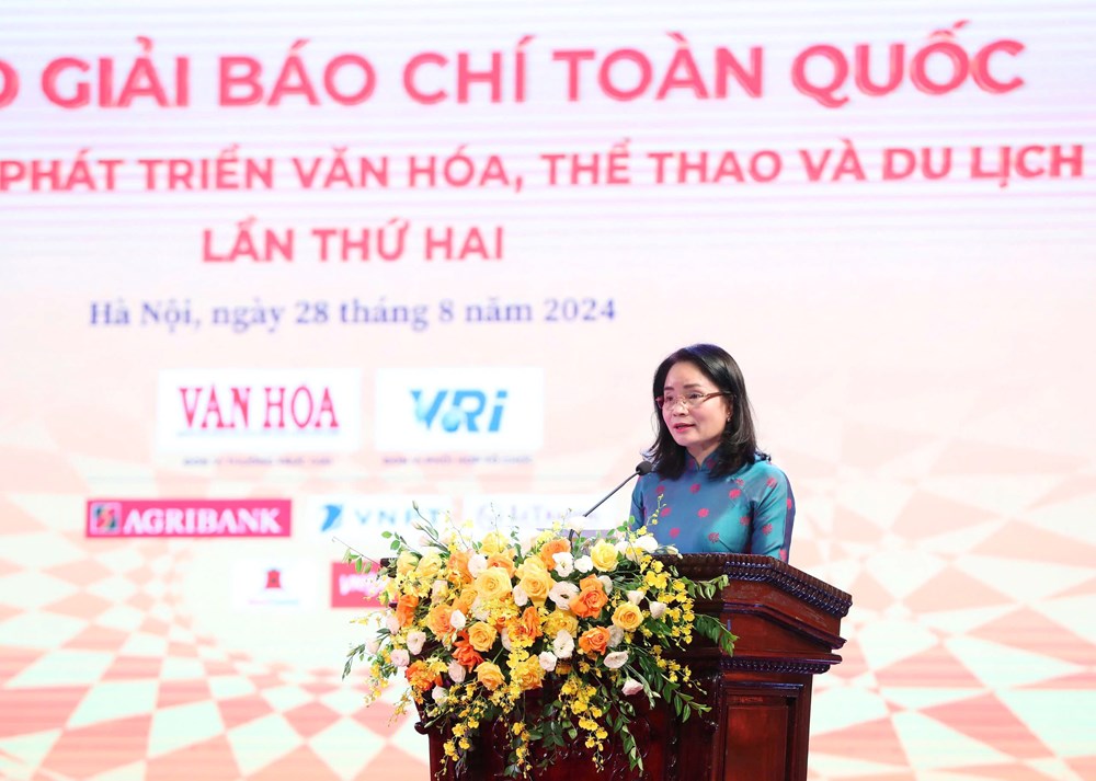 Trao giải Giải Báo chí toàn quốc “Vì sự nghiệp phát triển Văn hóa, Thể thao và Du lịch” lần thứ Hai - Ảnh 3.