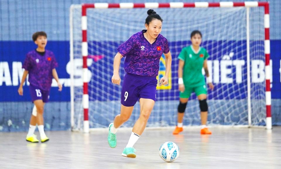 Vòng loại giải Futsal nữ châu Á 2025: Việt Nam hướng tới mục tiêu nhất bảng D - Ảnh 1.