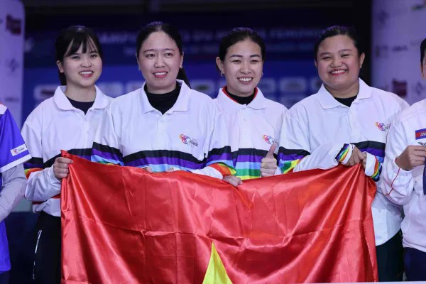 Việt Nam bảo vệ thành công ngôi vô địch thế giới bi sắt nữ  - Ảnh 1. Việt Nam bảo vệ thành công ngôi vô địch thế giới bi sắt nữ  - Ảnh 1.