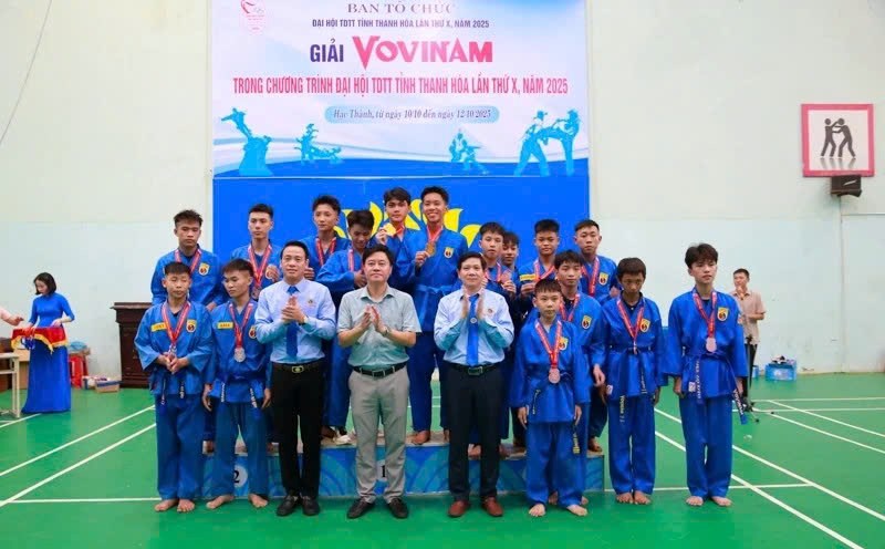Giải Vovinam Thanh Hóa 2025: Lan tỏa tinh thần thượng võ, rèn luyện sức khỏe - Ảnh 1. Giải Vovinam Thanh Hóa 2025: Lan tỏa tinh thần thượng võ, rèn luyện sức khỏe - Ảnh 1.