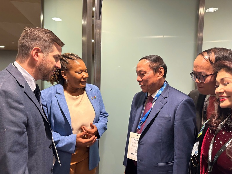 Việt Nam đẩy mạnh hợp tác quốc tế về văn hóa tại MONDIACULT 2025 - Ảnh 5. Việt Nam đẩy mạnh hợp tác quốc tế về văn hóa tại MONDIACULT 2025 - Ảnh 5.