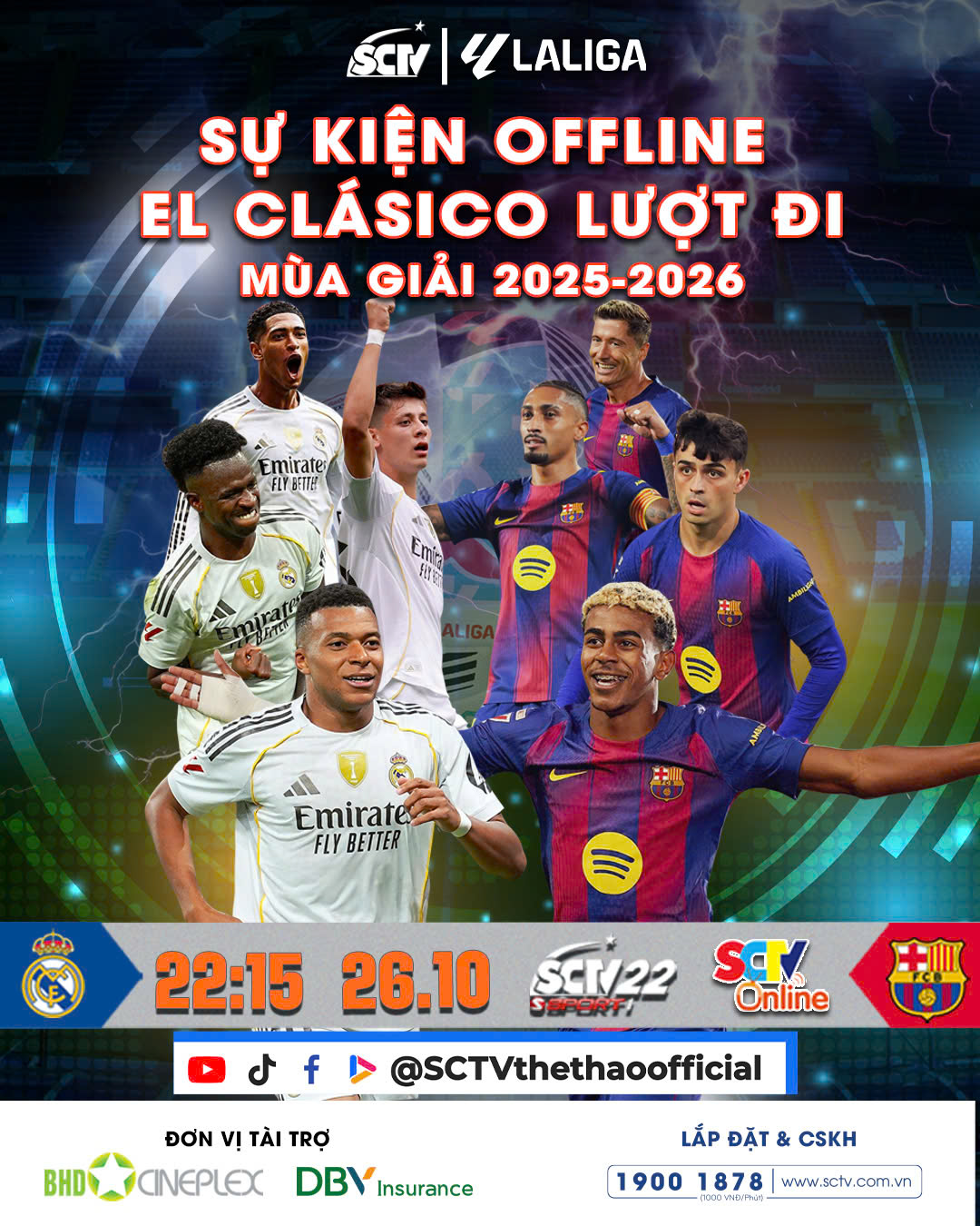El Clásico 2025/26: "Cuộc chiến vương quyền" tại Santiago Bernabéu - Ảnh 3. El Clásico 2025/26: "Cuộc chiến vương quyền" tại Santiago Bernabéu - Ảnh 3.