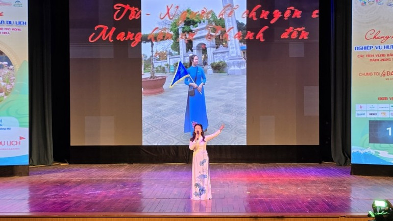 Hội thi nghiệp vụ hướng dẫn du lịch các tỉnh Bắc Trung Bộ mở rộng - Ảnh 4. Hội thi nghiệp vụ hướng dẫn du lịch các tỉnh Bắc Trung Bộ mở rộng - Ảnh 4.