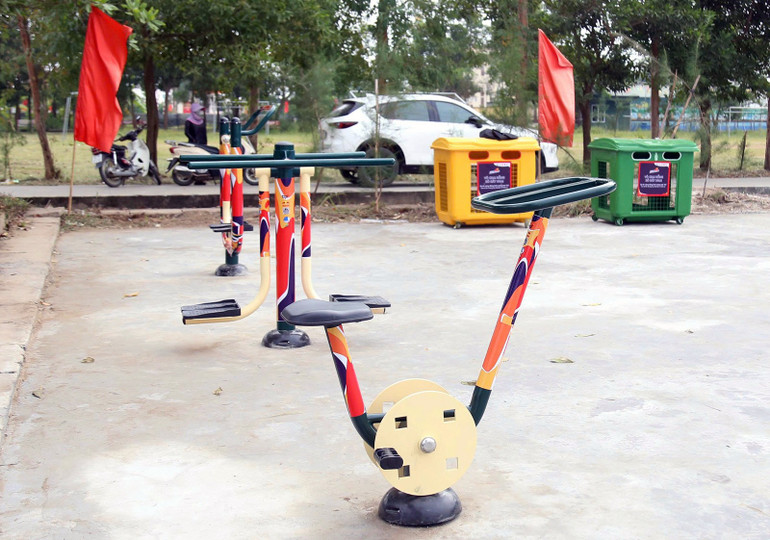 Khánh thành công trình thể thao thanh niên phục vụ gần 20 nghìn người dân - Ảnh 3. Khánh thành công trình thể thao thanh niên phục vụ gần 20 nghìn người dân - Ảnh 3.