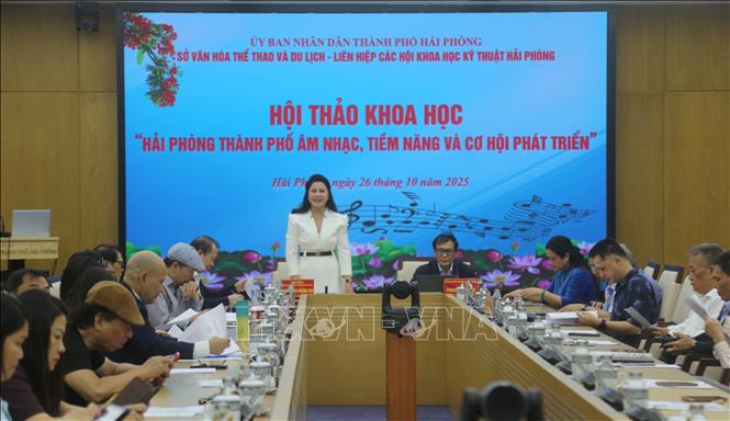 Đưa Hải Phòng trở thành thành phố âm nhạc - Ảnh 1. Đưa Hải Phòng trở thành thành phố âm nhạc - Ảnh 1.