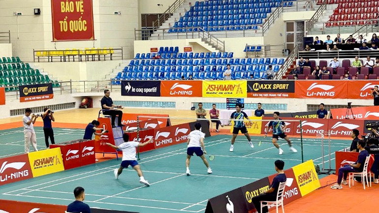 Việt Nam giành một giải nhất tại Giải cầu lông quốc tế Li-ning Vietnam International Series 2025 - Ảnh 3. Việt Nam giành một giải nhất tại Giải cầu lông quốc tế Li-ning Vietnam International Series 2025 - Ảnh 3.