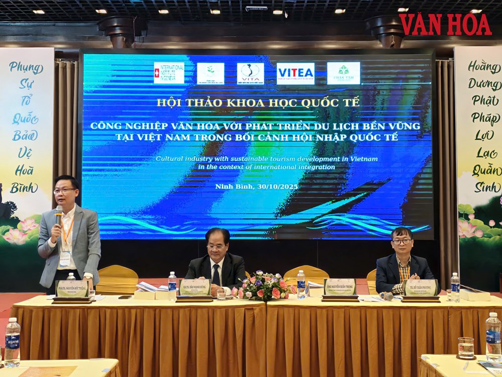 Hội thảo Công nghiệp văn hóa với phát triển du lịch bền vững tại Việt Nam - Ảnh 1. Hội thảo Công nghiệp văn hóa với phát triển du lịch bền vững tại Việt Nam - Ảnh 1.