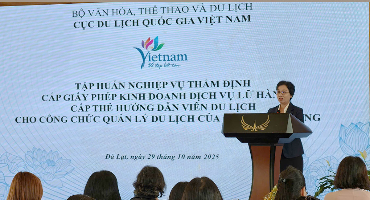 Cục Du lịch Quốc gia Việt Nam tổ chức tập huấn nâng cao nghiệp vụ quản lý du lịch cho các địa phương - Ảnh 3.