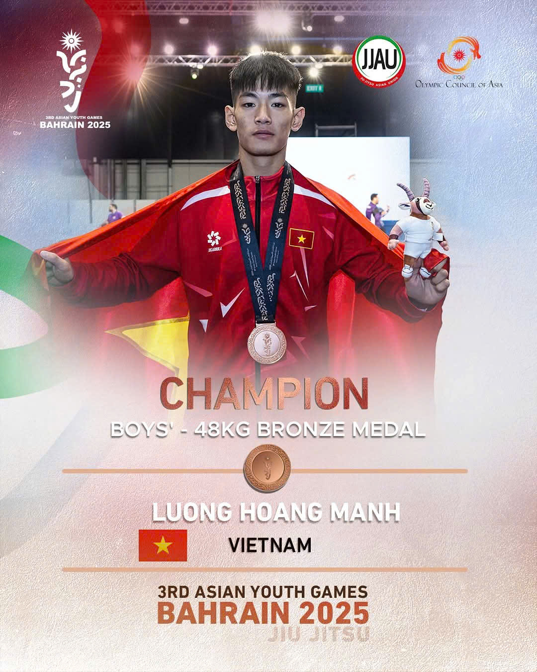 Prestasjoner til utøvere som for tiden trener ved Bac Ninh University of Physical Education and Sports i de tredje asiatiske ungdomslekene (AYG) - 2025 - Bilde 2. Thành tích của các vận động viên hiện đang tập huấn tại Trường Đại học TDTT Bắc Ninh trong Đại hội Thể thao trẻ Châu Á (AYG) lần thứ 3 – 2025 - Ảnh 2.