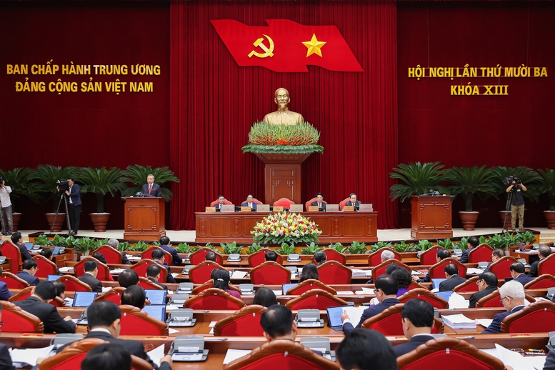 Thông cáo báo chí ngày làm việc thứ nhất Hội nghị Trung ương 13, khoá XIII - Ảnh 1.