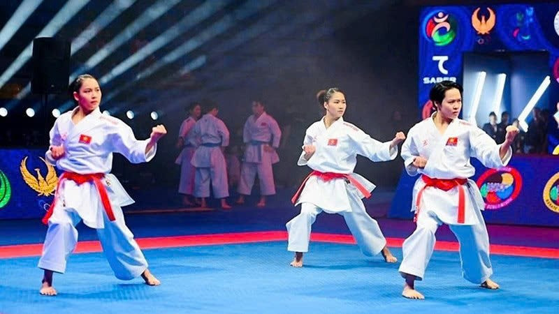 Karate Việt Nam quyết tâm bảo vệ vị thế khu vực - Ảnh 1.
