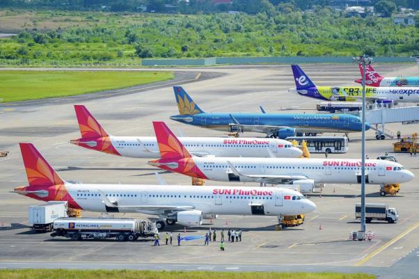 Những hình ảnh chuyến bay đầu tiên của hãng hàng không Sun PhuQuoc Airways - Ảnh 3.