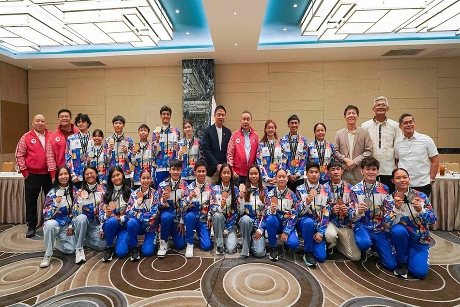 Filipíny oceňují medailisty na AYG 3 - Foto 1. Philippines vinh danh các VĐV giành huy chương tại AYG 3 - Ảnh 1.