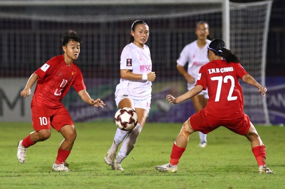 Huỳnh Như lập siêu phẩm, CLB nữ TP.HCM thắng trận ra quân “Cúp C1 châu Á” - Ảnh 1.
