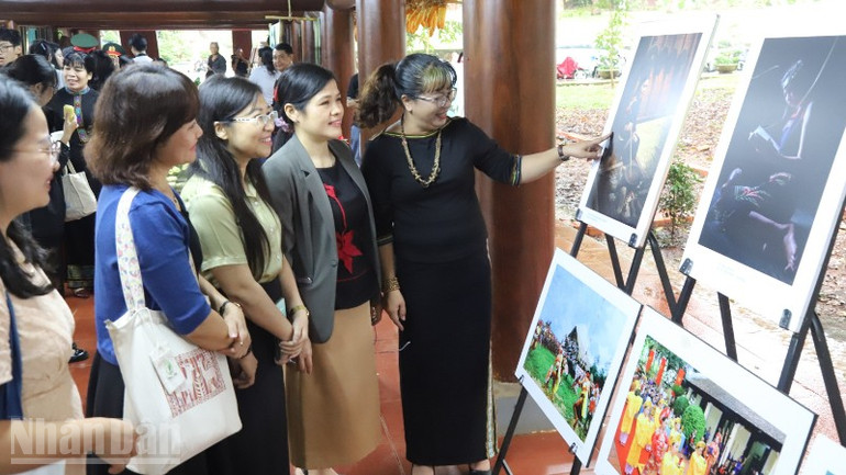 Trưng bày chuyên đề Cồng chiêng-Di sản văn hóa đặc sắc các dân tộc Tây Nguyên - Ảnh 5.