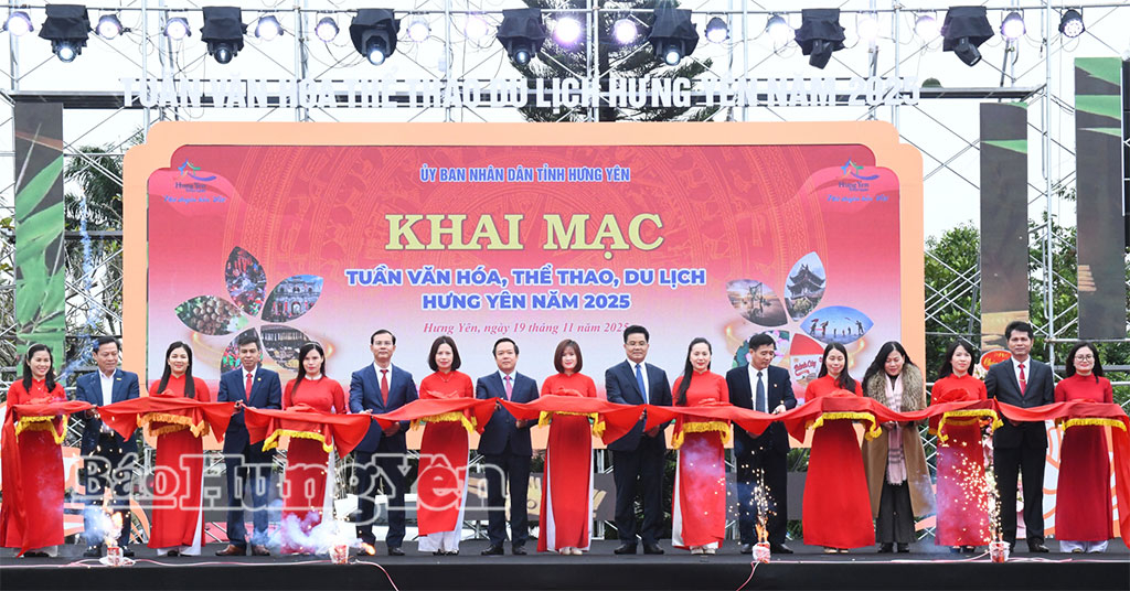 Khai mạc Tuần Văn hóa, Thể thao và Du lịch Hưng Yên năm 2025 - Ảnh 1. Khai mạc Tuần Văn hóa, Thể thao và Du lịch Hưng Yên năm 2025 - Ảnh 1.