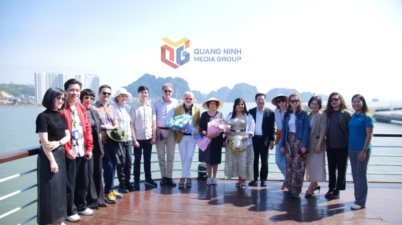 Đoàn Presstrip thị trường Ý khảo sát du lịch tại Quảng Ninh - Ảnh 1.
