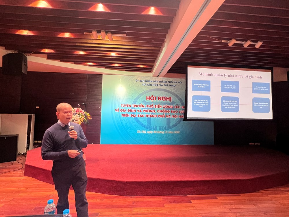 Hà Nội: Phổ biến công tác quản lý nhà nước về gia đình và phòng, chống bạo lực gia đình - Ảnh 2.
