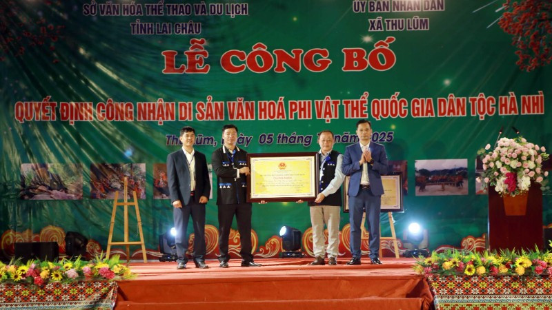 Công nhận xòe Hà Nhì và diễn xướng "Xa nhà ca" là Di sản văn hóa phi vật thể quốc gia - Ảnh 1. Công nhận xòe Hà Nhì và diễn xướng "Xa nhà ca" là Di sản văn hóa phi vật thể quốc gia - Ảnh 1.