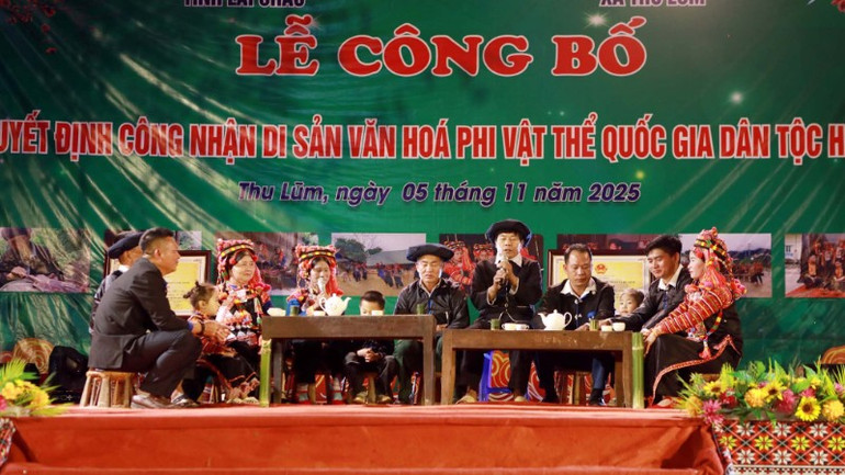 Công nhận xòe Hà Nhì và diễn xướng "Xa nhà ca" là Di sản văn hóa phi vật thể quốc gia - Ảnh 3. Công nhận xòe Hà Nhì và diễn xướng "Xa nhà ca" là Di sản văn hóa phi vật thể quốc gia - Ảnh 3.