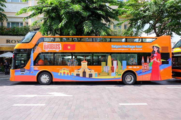 Ho Chi Minh City: 'Saigon Cultural Heritage' bus route is free for 3 days - Photo 1. TP. Hồ Chí Minh: Tuyến xe buýt 'Di sản văn hóa Sài Gòn' miễn phí 3 ngày - Ảnh 1.