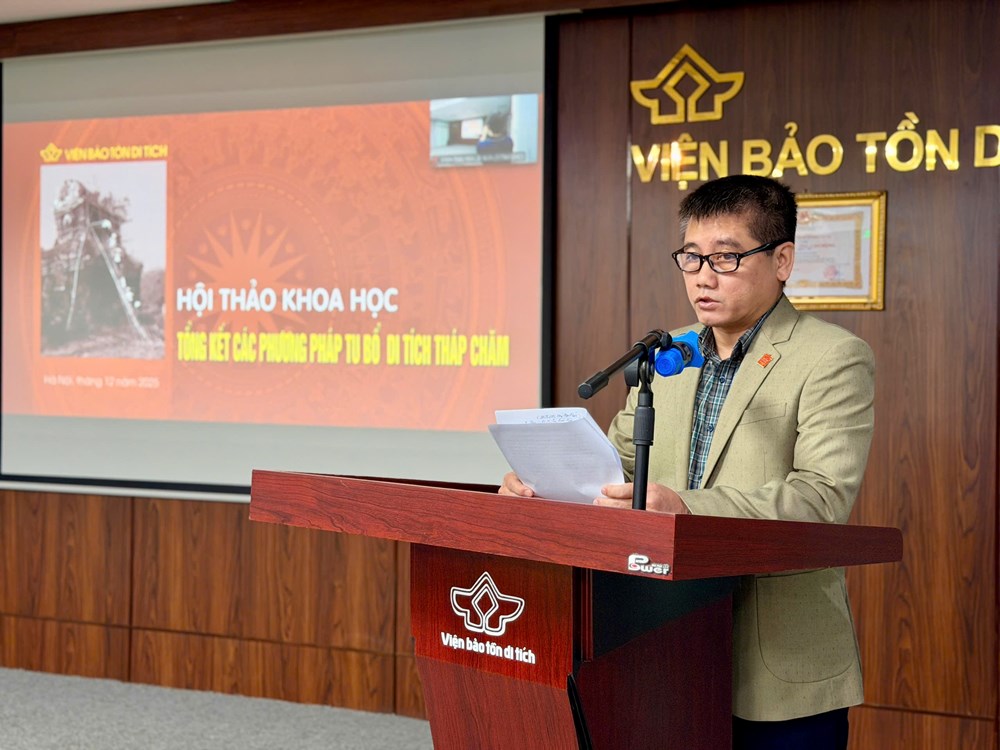 “Tổng kết các phương pháp tu bổ di tích tháp Chăm”- nhìn lại hơn 40 năm bảo tồn một loại hình di sản đặc sắc - Ảnh 2.