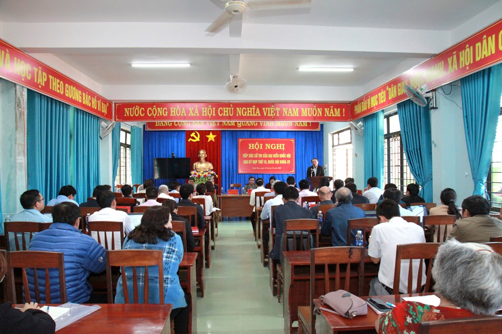 Bộ trưởng Nguyễn Văn Hùng tiếp xúc cử tri xã Ngọk Bay, tỉnh Quảng Ngãi - Ảnh 5.
