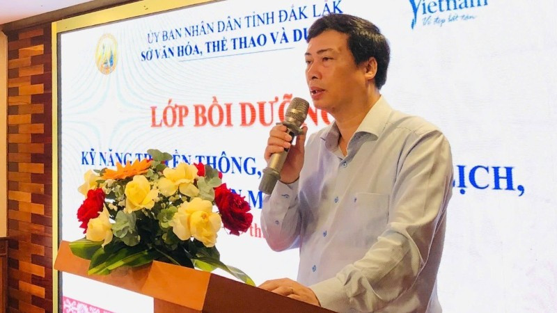 Đắk Lắk bồi dưỡng kỹ năng truyền thông, quảng bá du lịch, điểm đến trên mạng xã hội - Ảnh 1.