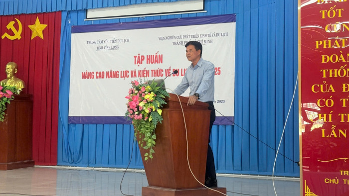 Vĩnh Long: Tập huấn về vai trò của du lịch trong phát triển kinh tế - xã hội  - Ảnh 1.