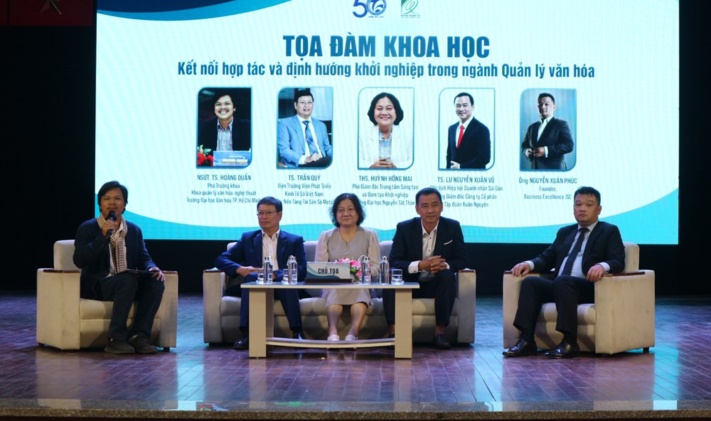 Kết nối hợp tác, định hướng khởi nghiệp trong ngành Quản lý văn hóa - Ảnh 1.