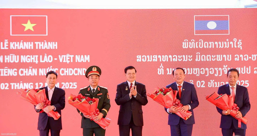 Khánh thành Công viên Hữu nghị Lào-Việt Nam: Biểu tượng mới của quan hệ đoàn kết, hữu nghị vĩ đại Việt Nam-Lào - Ảnh 3. Khánh thành Công viên Hữu nghị Lào-Việt Nam: Biểu tượng mới của quan hệ đoàn kết, hữu nghị vĩ đại Việt Nam-Lào - Ảnh 3.